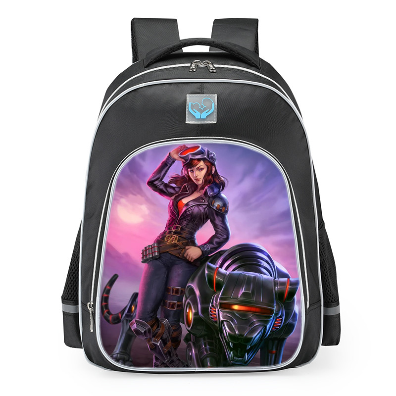 Smite Awilix Renegade Skin School Backpack