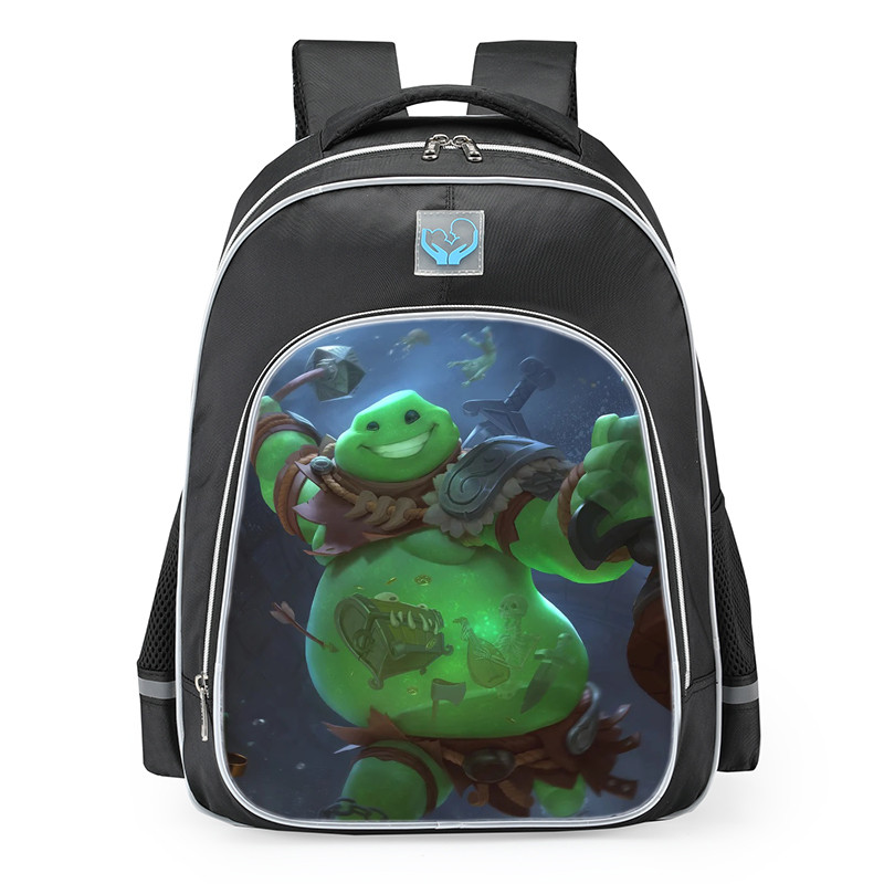 Smite Bacchus Blobchus Skin School Backpack