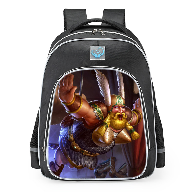 Smite Bacchus Brynhildr Skin School Backpack