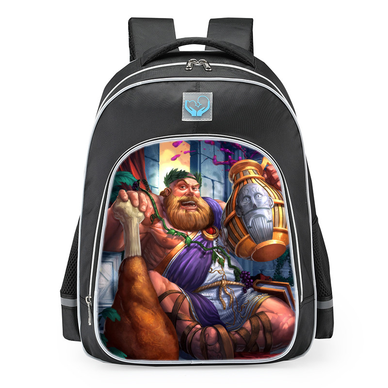 Smite Bacchus Classic Skin School Backpack