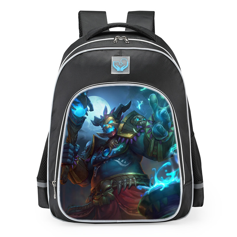 Smite Bacchus Evil Spirits Skin School Backpack