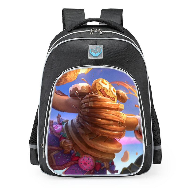 Smite Bacchus Sunny Side Up Skin School Backpack