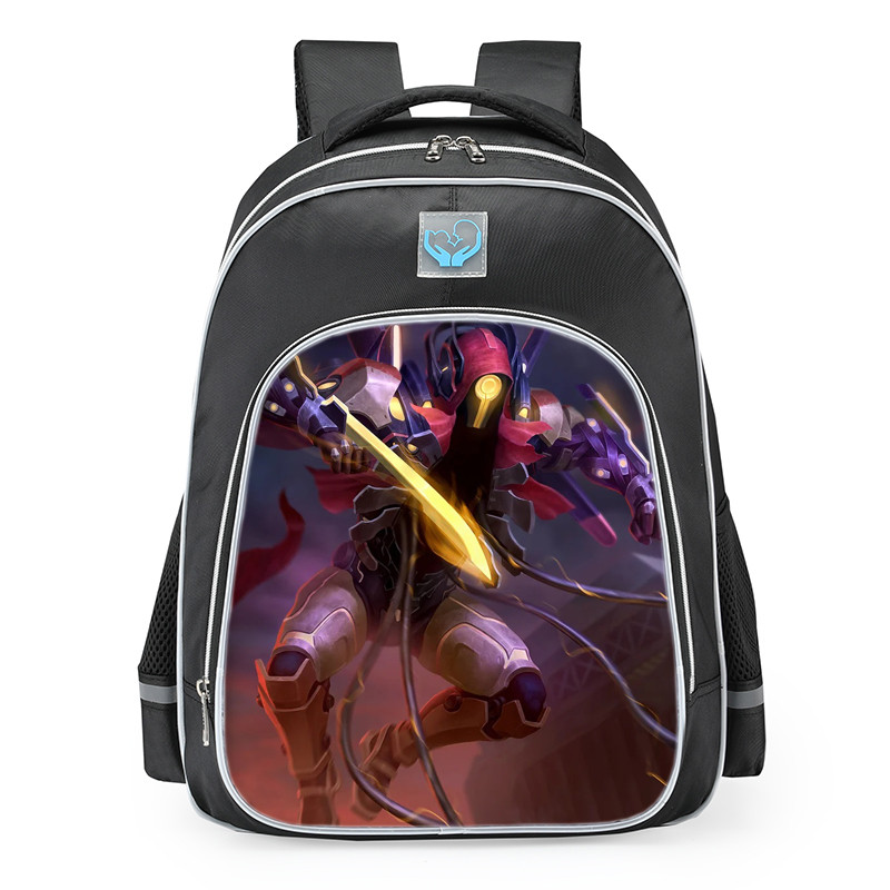 Smite Bakasura Code Eater Skin School Backpack