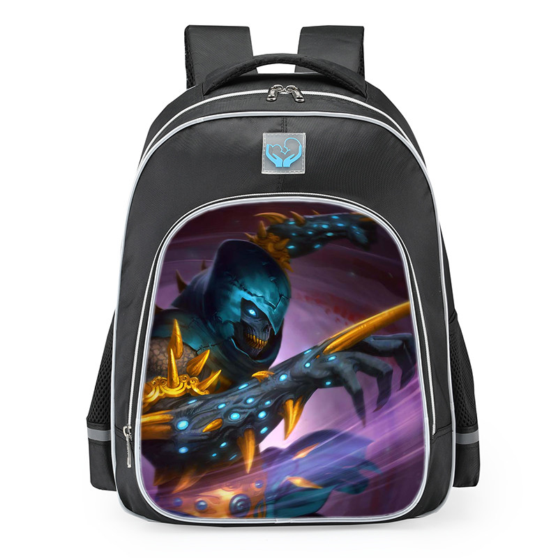Smite Bakasura Golden Skin School Backpack