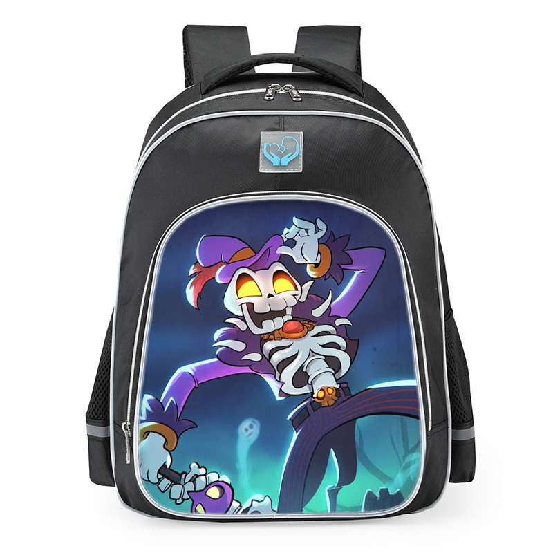 Smite Baron Samedi Funny Bones Skin School Backpack