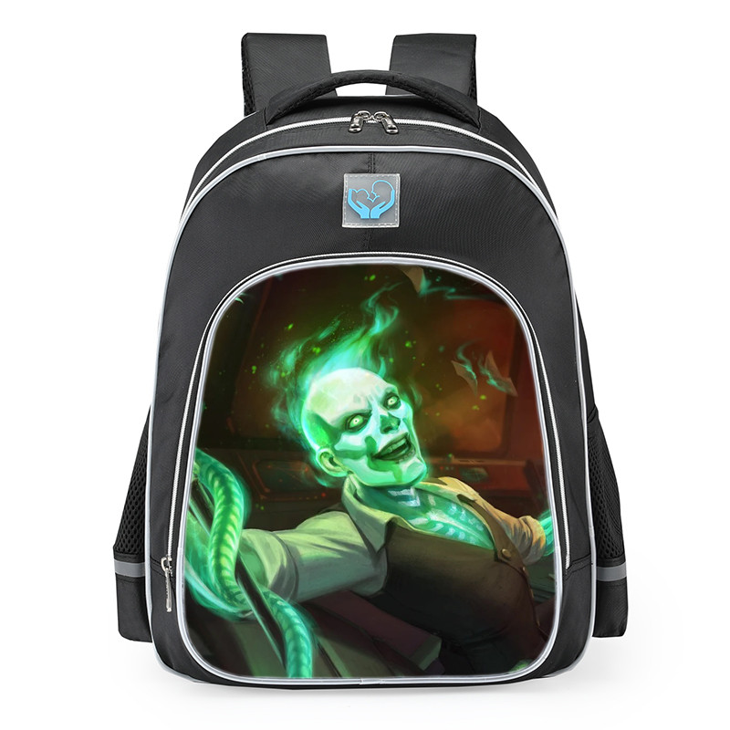 Smite Baron Samedi Half Life Skin School Backpack