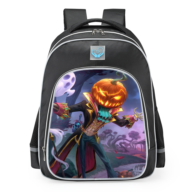 Smite Baron Samedi Halloween Hysteria Skin School Backpack