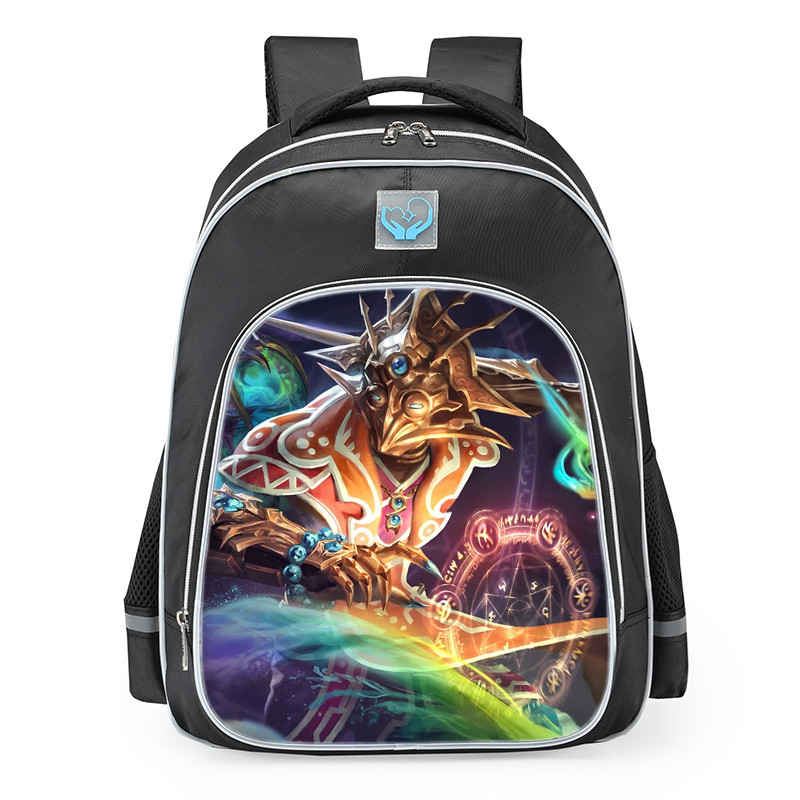 Smite Baron Samedi Illuminator Skin School Backpack