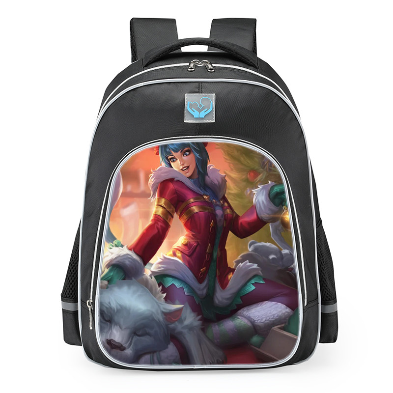 Smite Bastet Little Helper Skin School Backpack