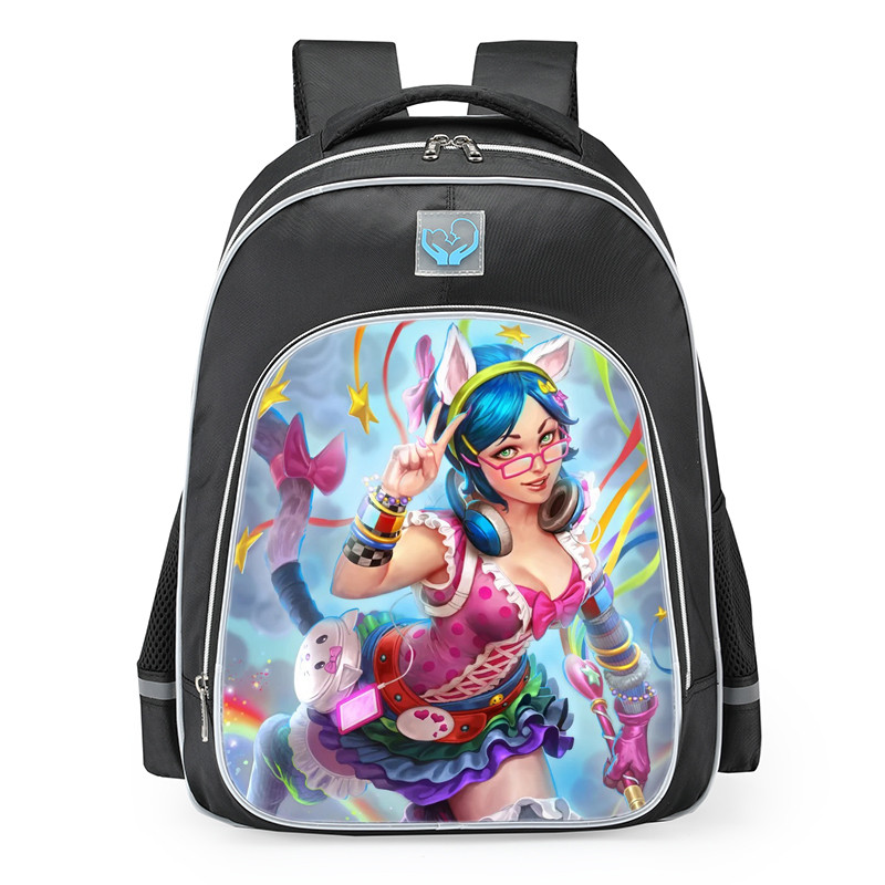 Smite Bastet Kawaii Pop Skin School Backpack