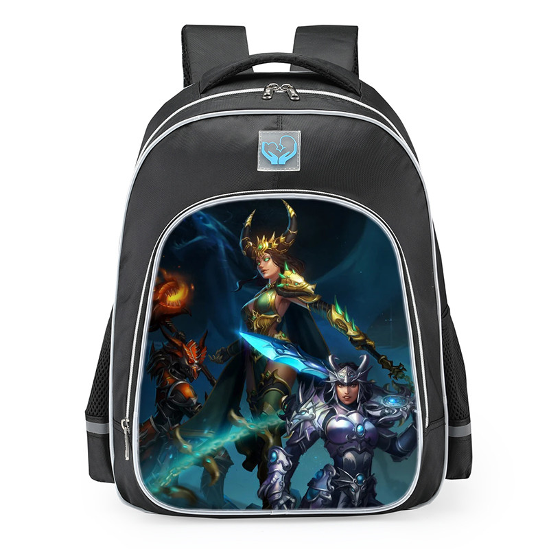 Smite Bellona Divine Dragon Skin School Backpack