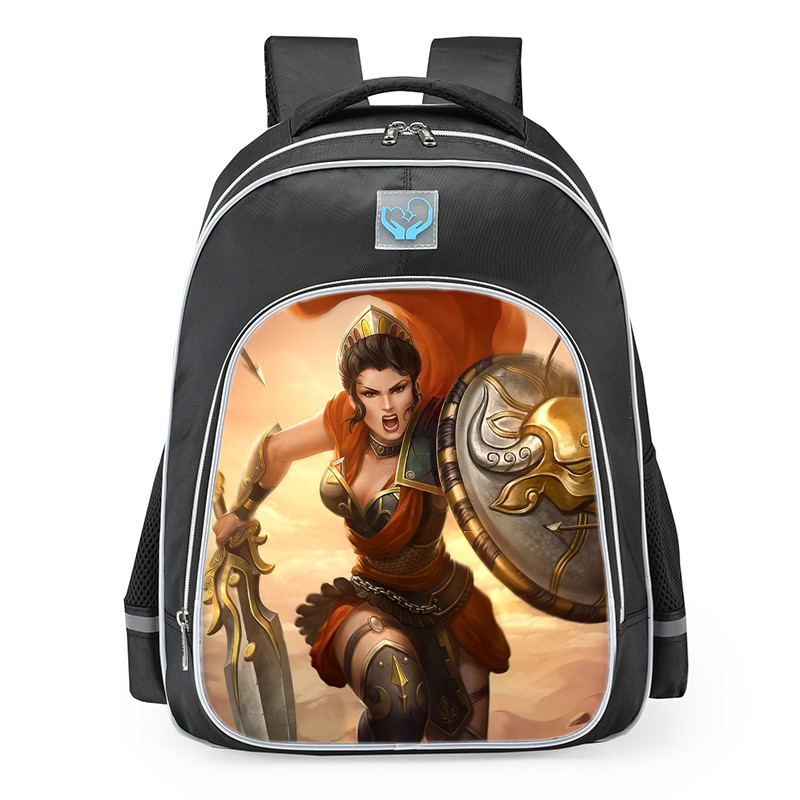 Smite Bellona Enyo Skin School Backpack