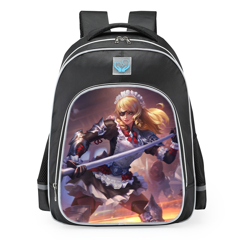 Smite Bellona Iron Maid Skin School Backpack