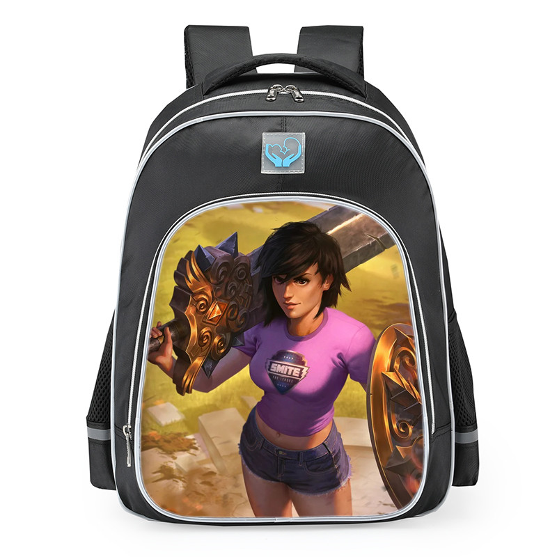Smite Bellona Pro League Skin School Backpack