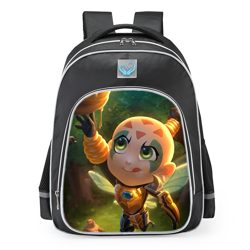 Smite Ah Muzen Cab Itty Bitty Chibee Skin School Backpack