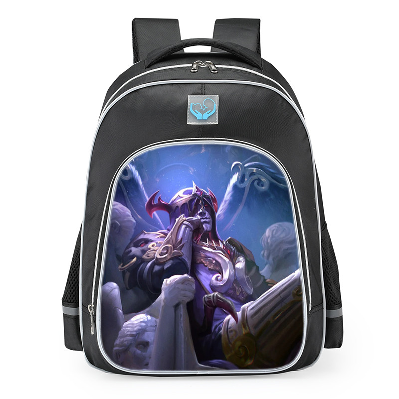 Smite Ah Muzen Cab Dark Angel Skin School Backpack