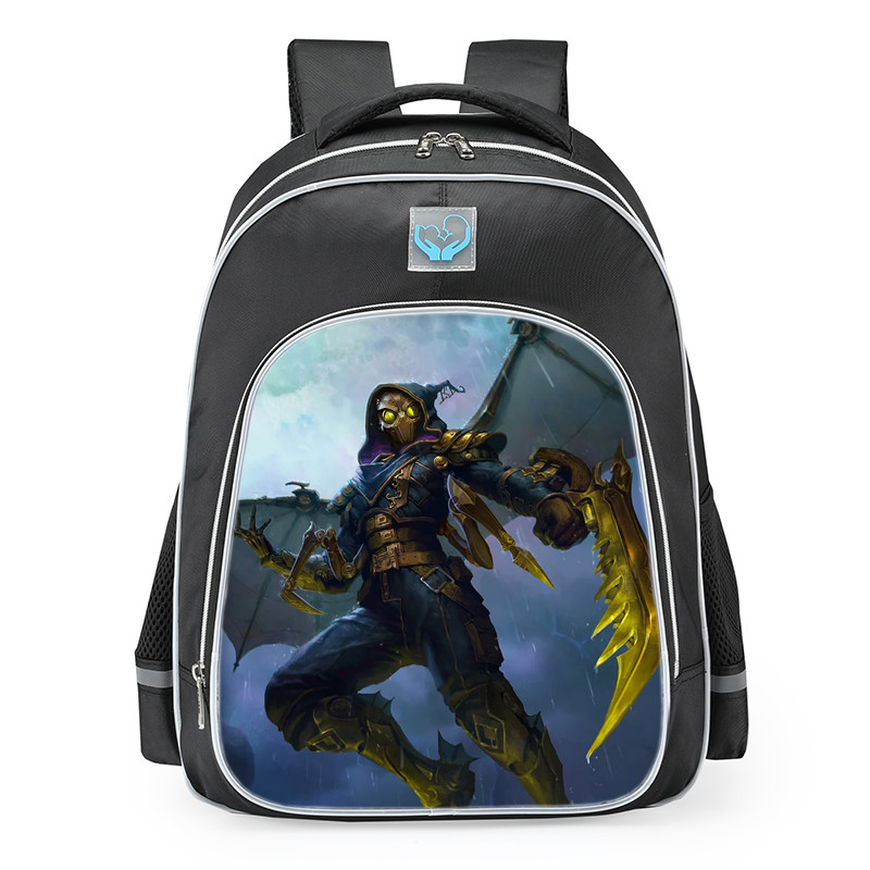 Smite Ah Muzen Cab Electric Buzz Skin School Backpack