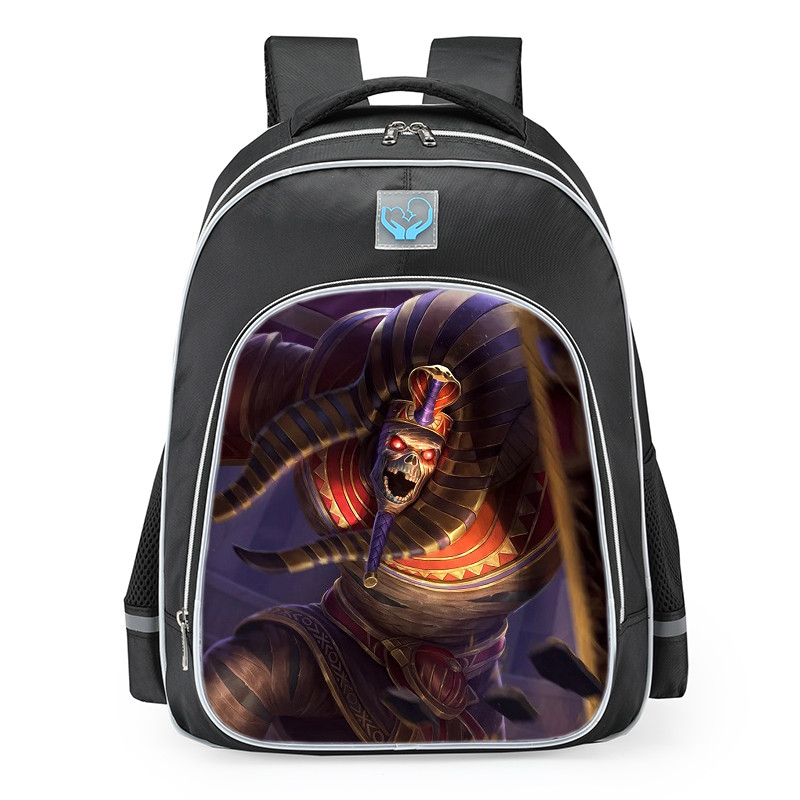 Smite Cabrakan Pharaohs Curse Skin School Backpack