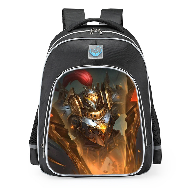 Smite Cabrakan Shield Guardian Skin School Backpack