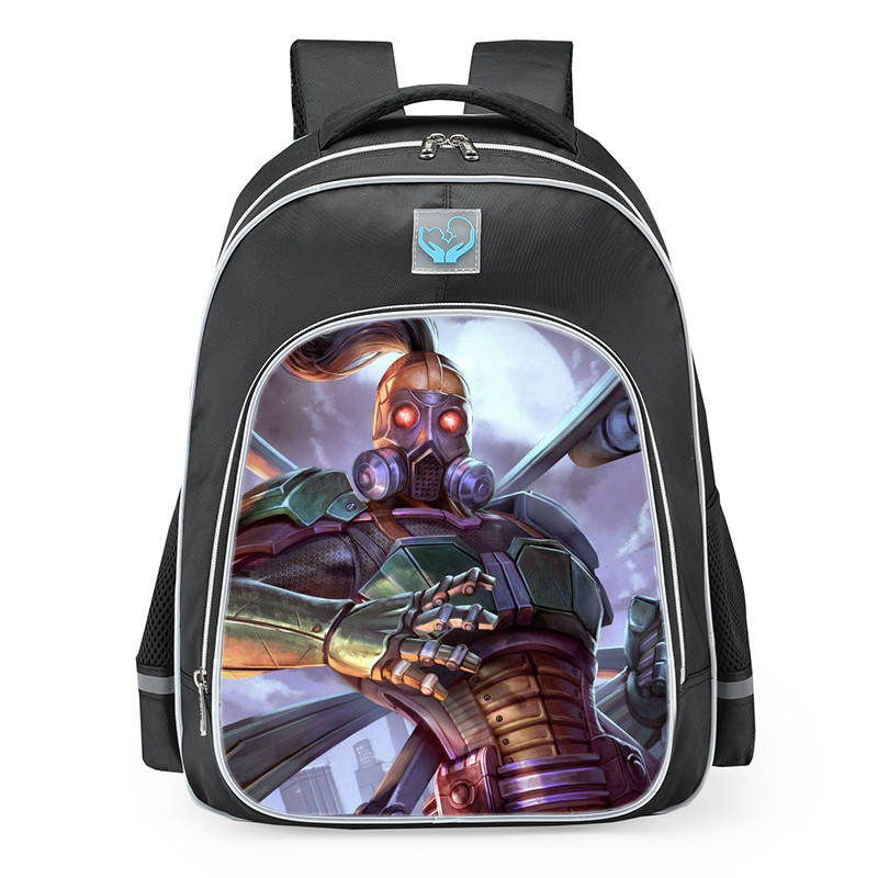Smite Ah Muzen Cab Solid Hornet Skin School Backpack