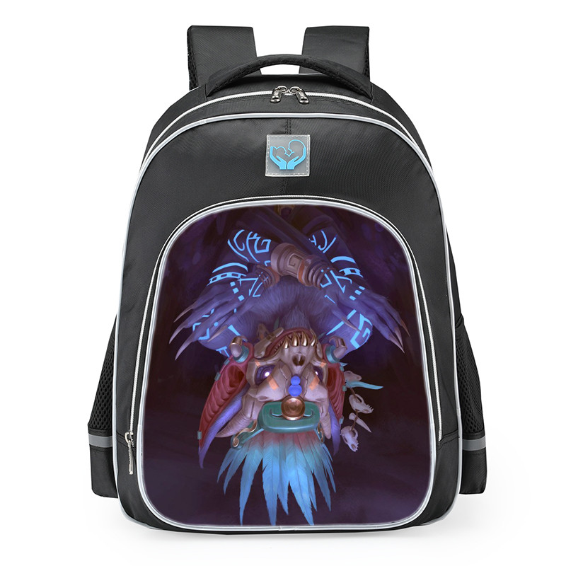 Smite Camazotz Xibalba's Shadow Skin School Backpack