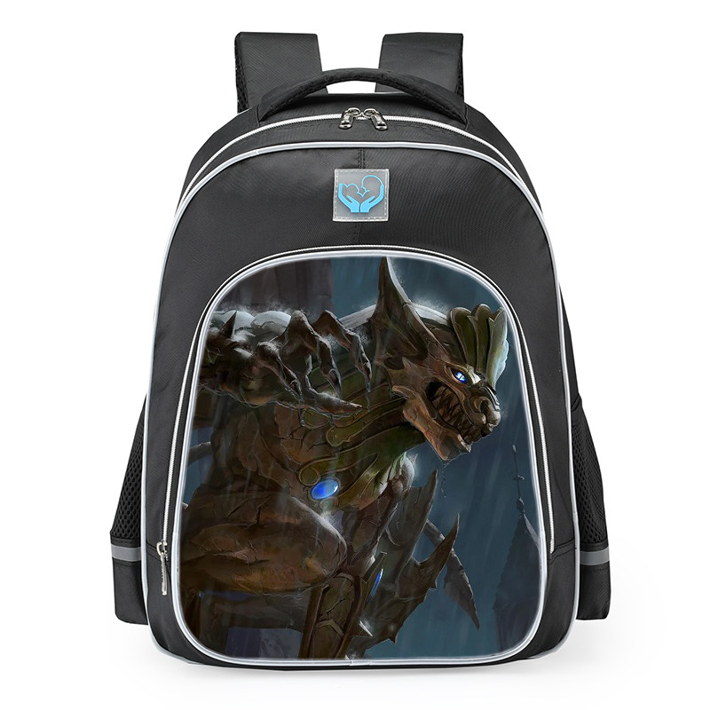 Smite Camazotz Stone Sentinel Skin School Backpack
