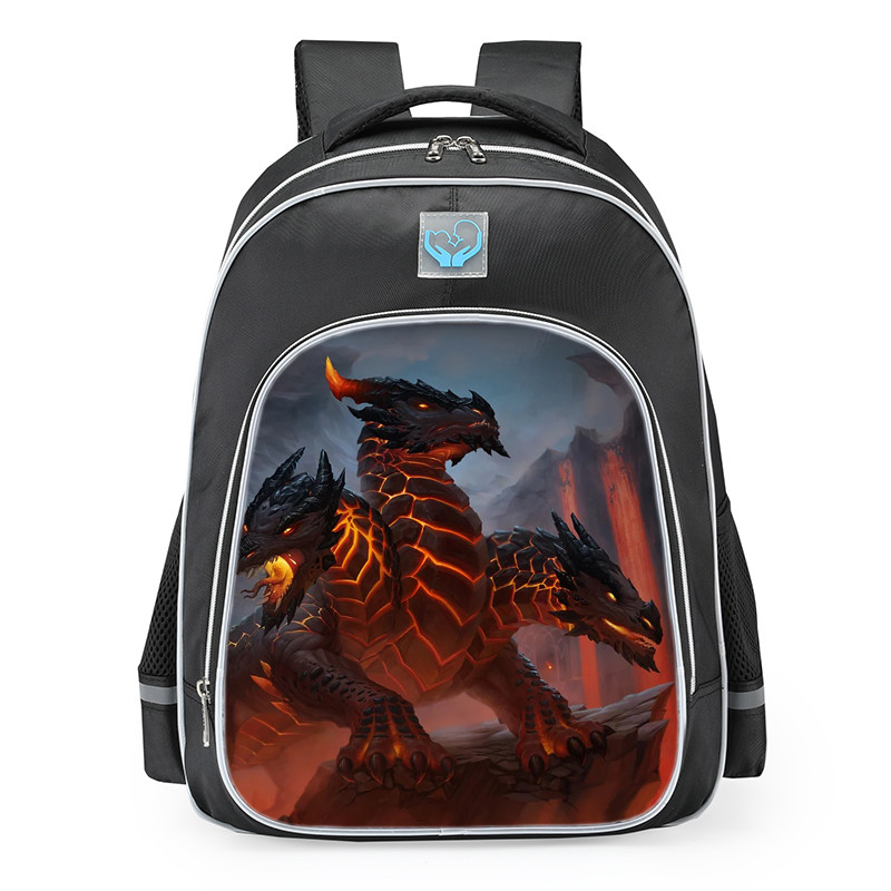 Smite Cerberus Brimstone Skin School Backpack