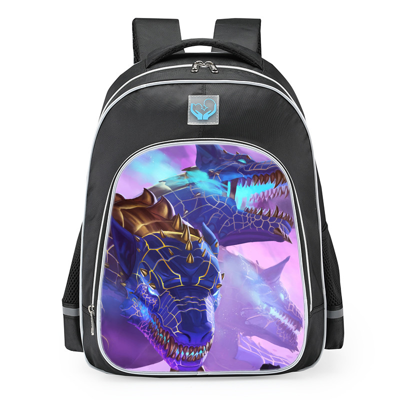 Smite Cerberus Golden Skin School Backpack