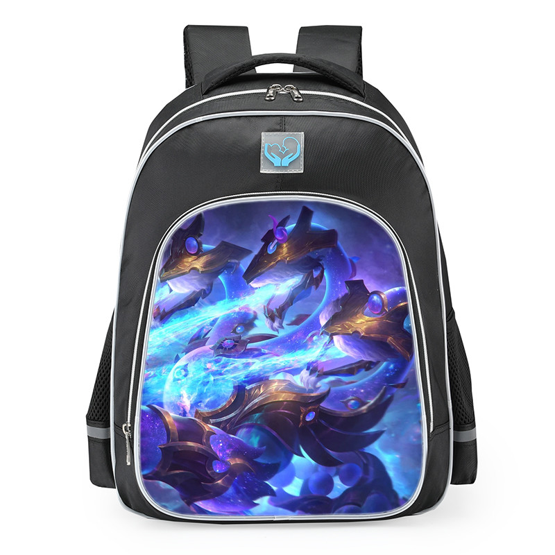 Smite Cerberus Infinite Overseer Skin School Backpack
