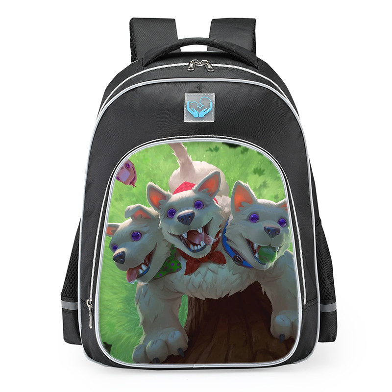 Smite Cerberus Pup Patrol Skin School Backpack