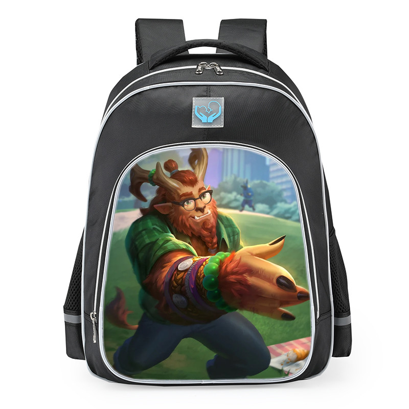 Smite Cernunnos The GOAT Skin School Backpack