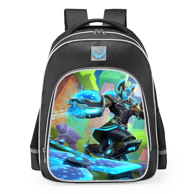 Smite Cernunnos Pixel Beast Skin School Backpack