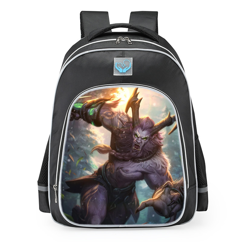 Smite Cernunnos Samhain Skin School Backpack