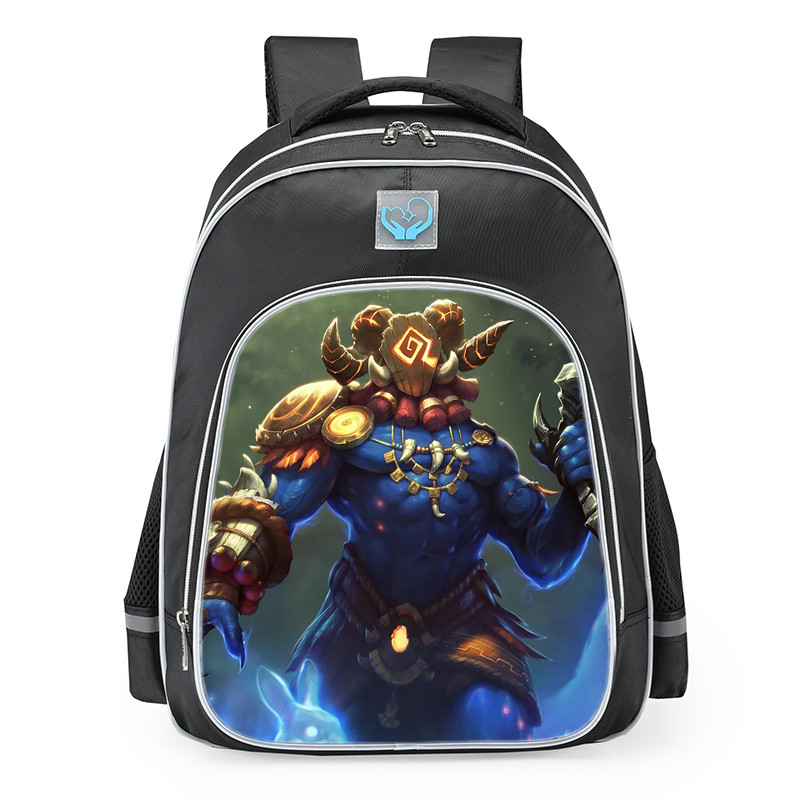 Smite Cernunnos Primal Spirit Skin School Backpack