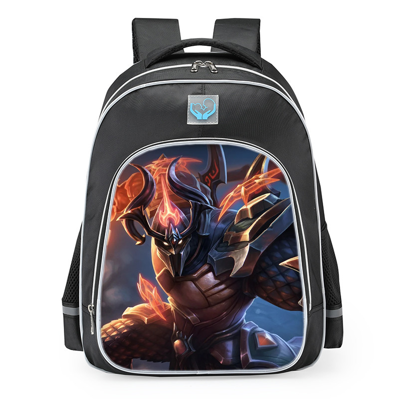 Smite Chaac Fallen Arbiter Skin School Backpack