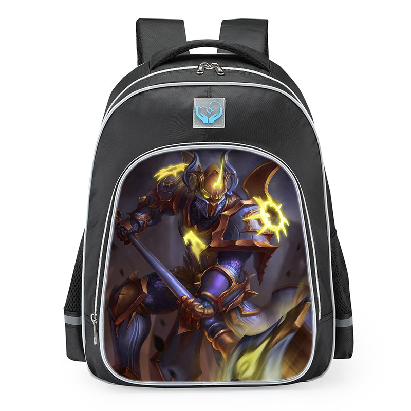 Smite Chaac Righteous Hammer Skin School Backpack