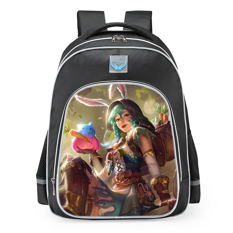 Smite Chang'e Curious Courier Skin School Backpack