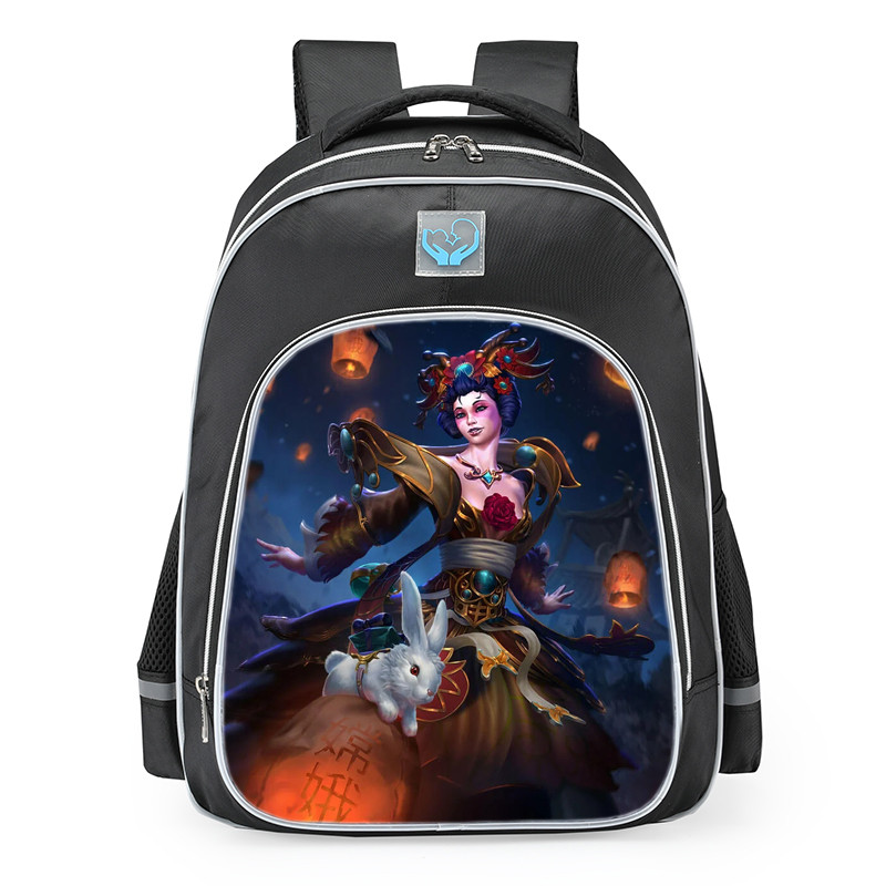 Smite Chang'e Hunters Moon Skin School Backpack