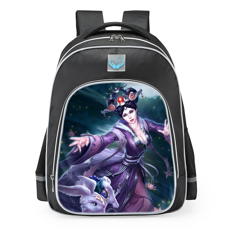 Smite Chang'e Bright Moon Skin School Backpack