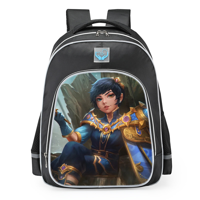 Smite Charybdis Golden Skin School Backpack