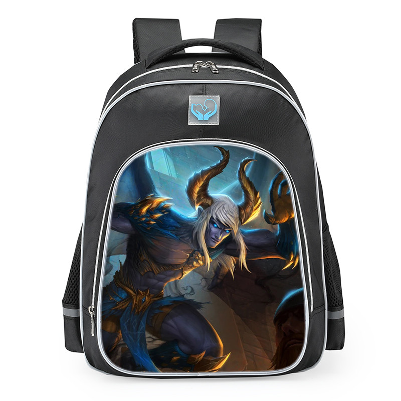 Smite Chernobog Golden Skin School Backpack