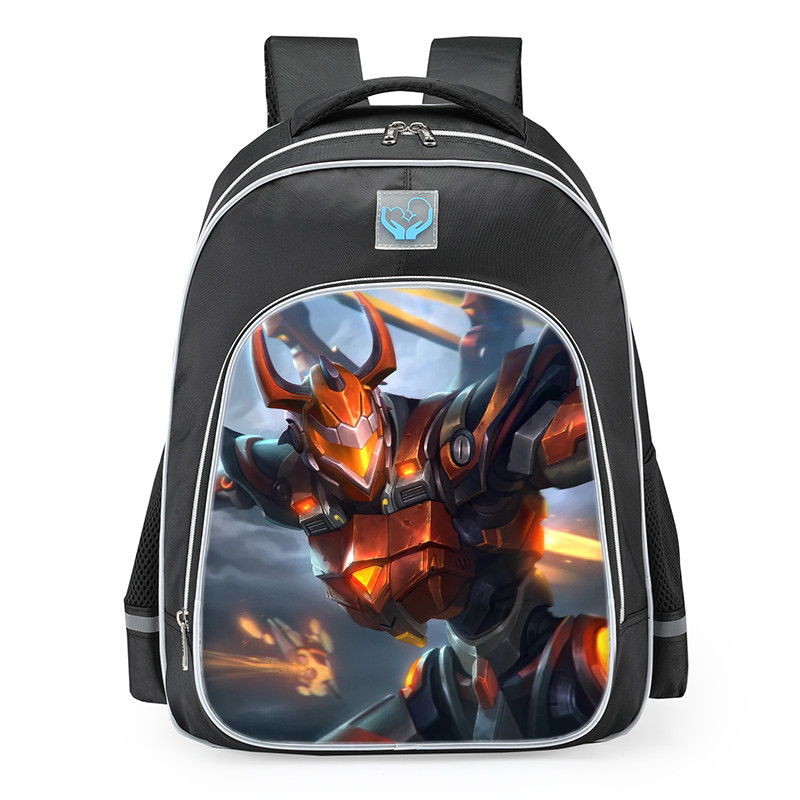 Smite Chernobog Shadow Tech Skin School Backpack