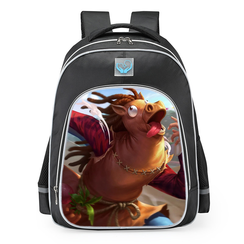 Smite Chiron Horsin Around Skin School Backpack