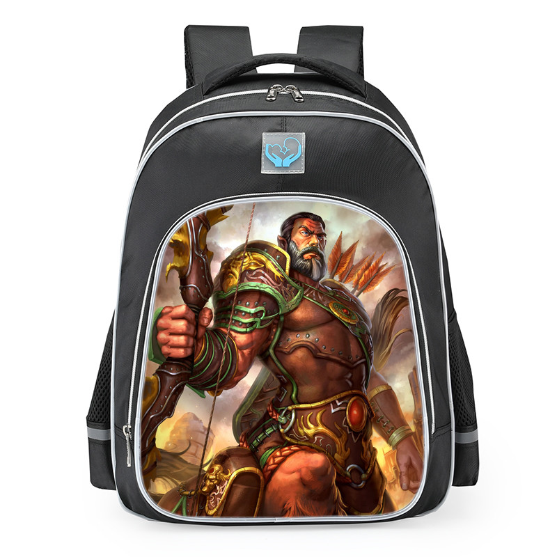 Smite Chiron Sagittarius Skin School Backpack