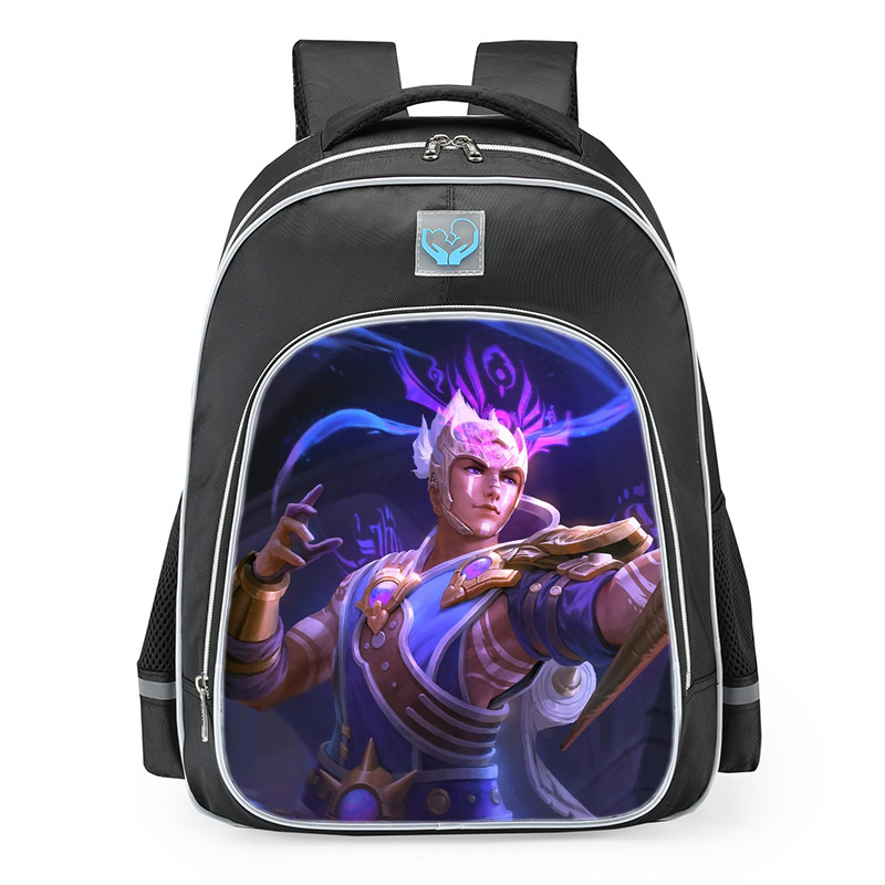 Smite Chronos Illuminator Skin School Backpack