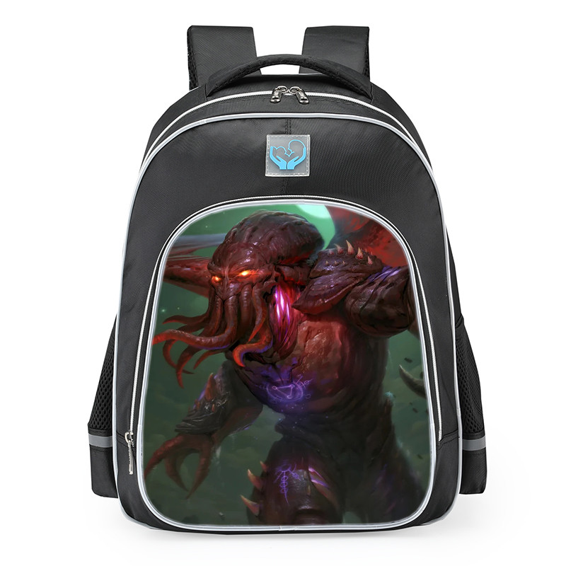 Smite Cthulhu Ascended Skin School Backpack