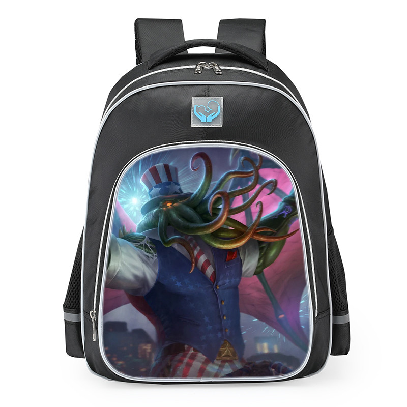 Smite Cthulhu Dread President Skin School Backpack