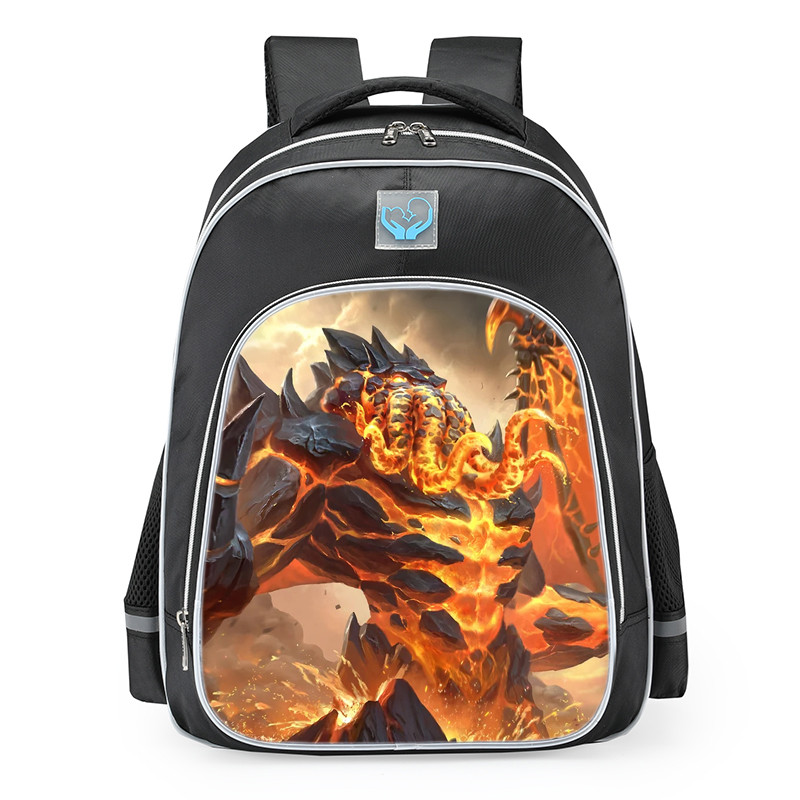 Smite Cthulhu Molten Destroyer Skin School Backpack