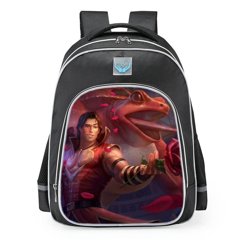 Smite Cu Chulainn Enchanted Boyfriend Skin School Backpack