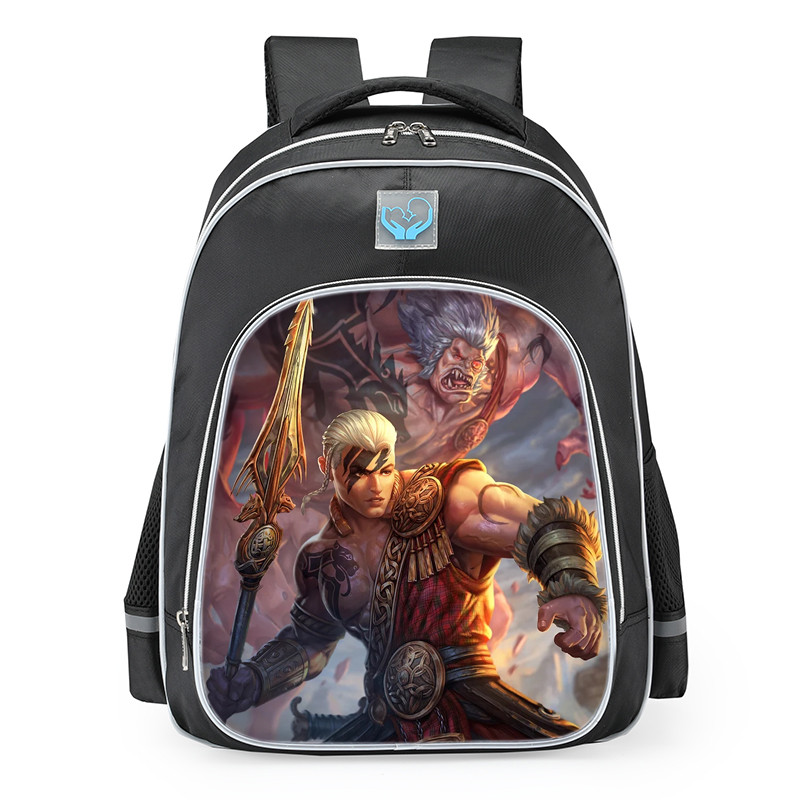 Smite Cu Chulainn Hound Of Ulster Skin School Backpack